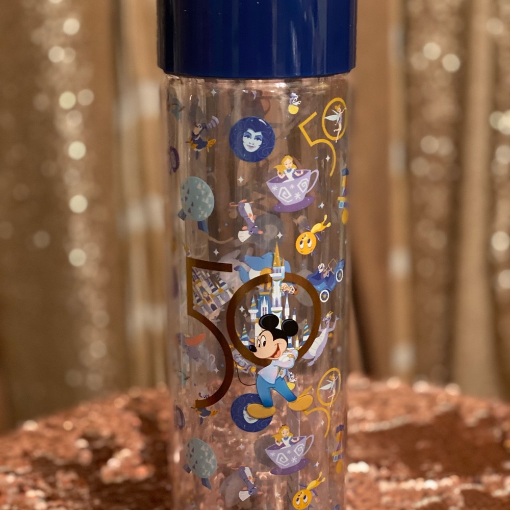 Disney 50th Anniversary Water Bottle NWT